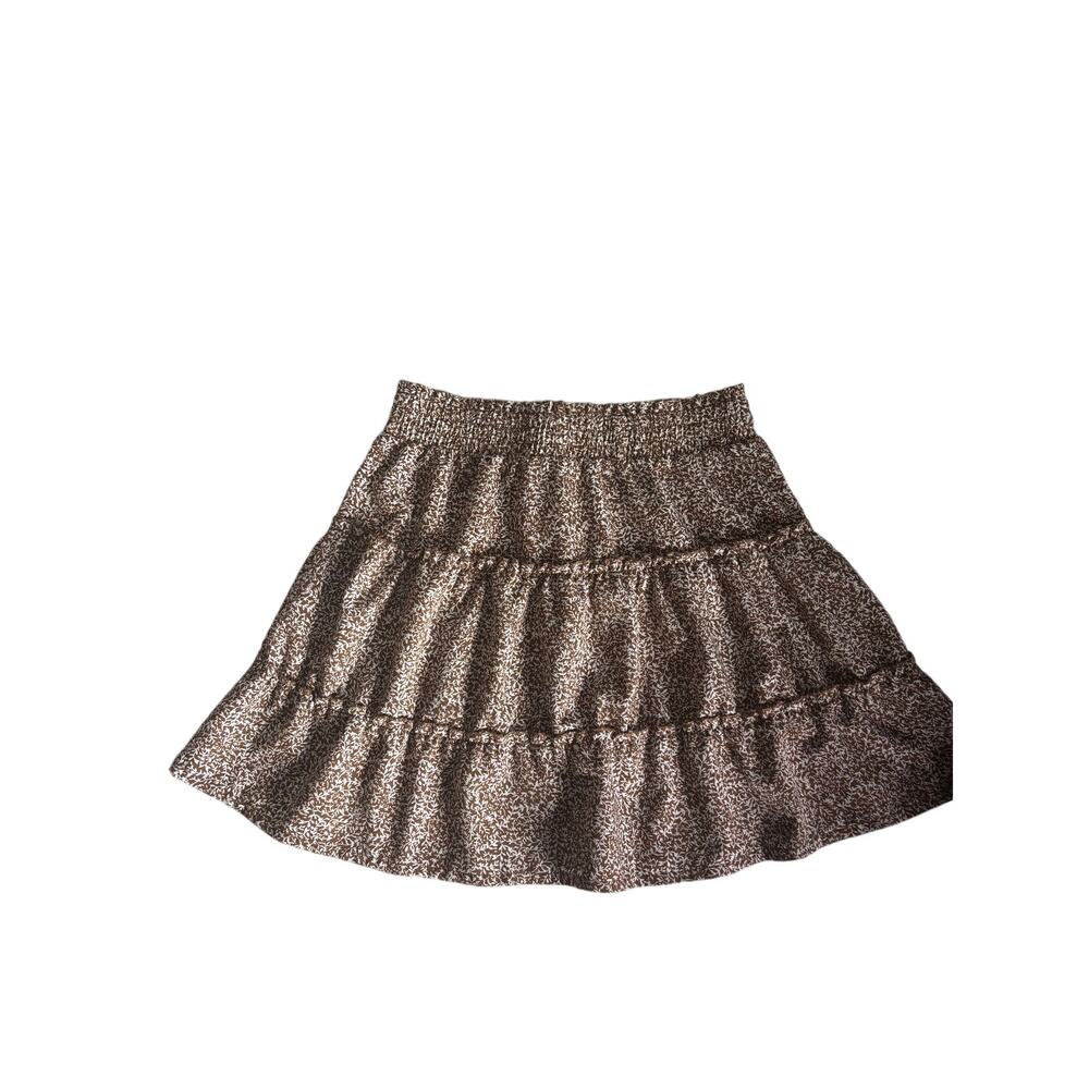 Indigo Rising Ruffle Floral Print Skirt - Picture 5 of 6